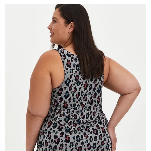 Nwt Torrid size 3 Soft leopard Sleep Set top pants - Picture 6 of 9